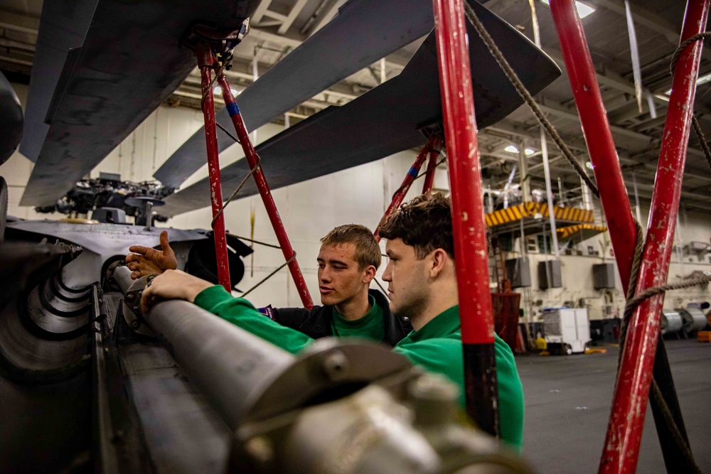 Daily Operations Aboard USS George H.W. Bush (CVN 77)