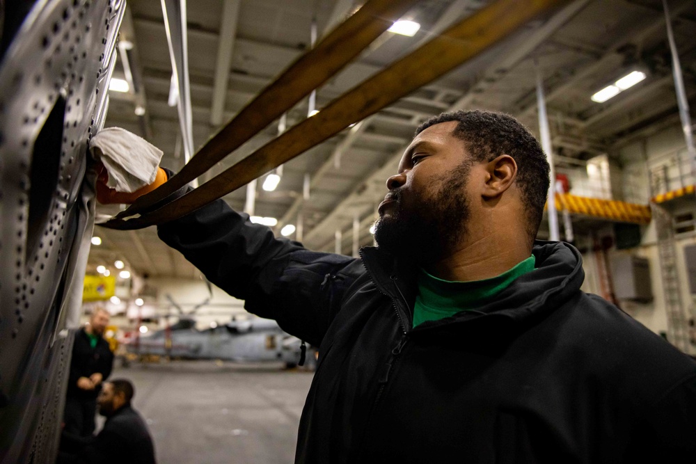 Daily Operations Aboard USS George H.W. Bush (CVN 77)