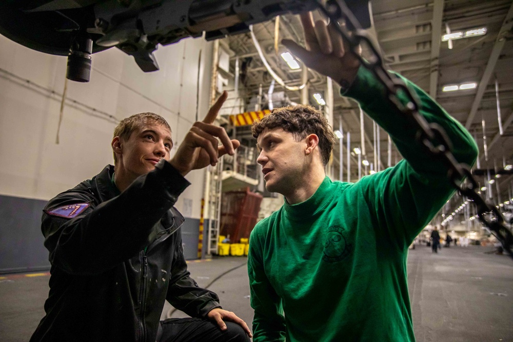 Daily Operations Aboard USS George H.W. Bush (CVN 77)