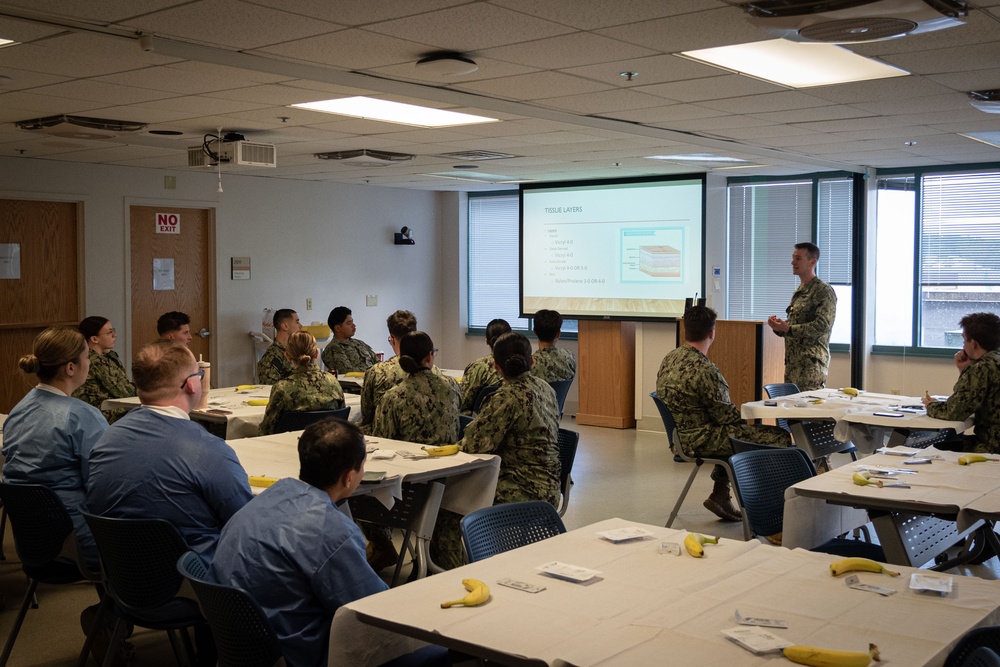 “Patience, Precision and Repetition” Cherry Point Corpsmen Attend Suture School