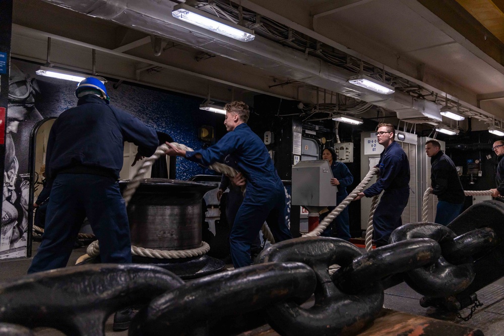 Daily Operations Aboard USS George H.W. Bush (CVN 77)