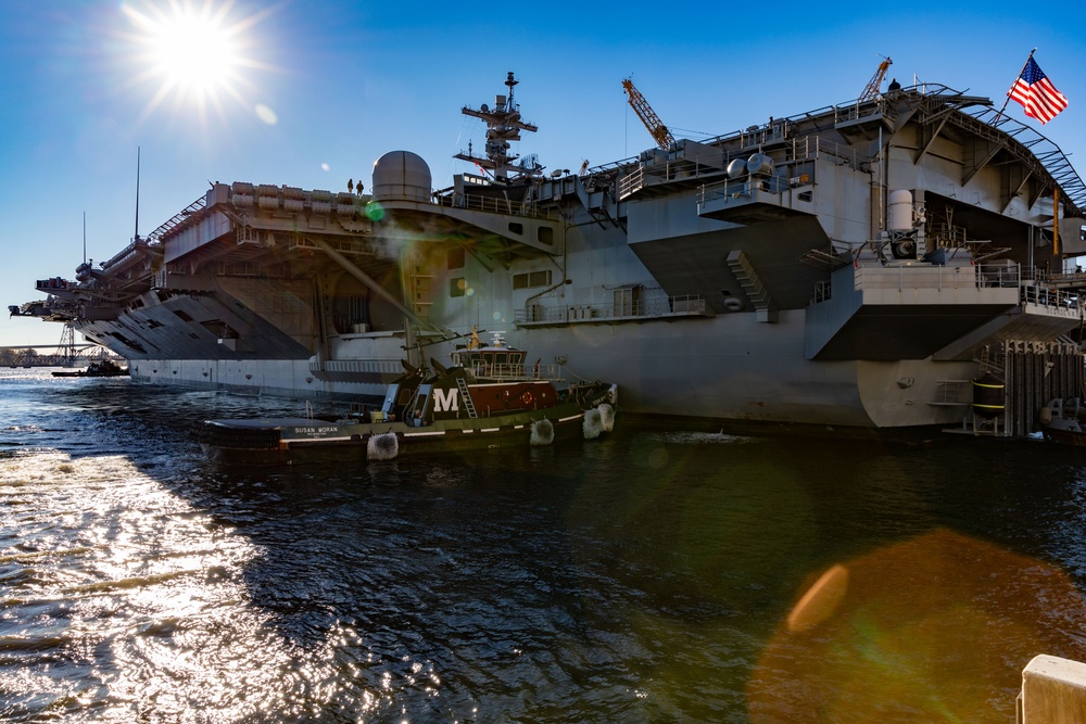 Coordination and Teamwork Key to Delivering USS George H.W. Bush to the Fleet