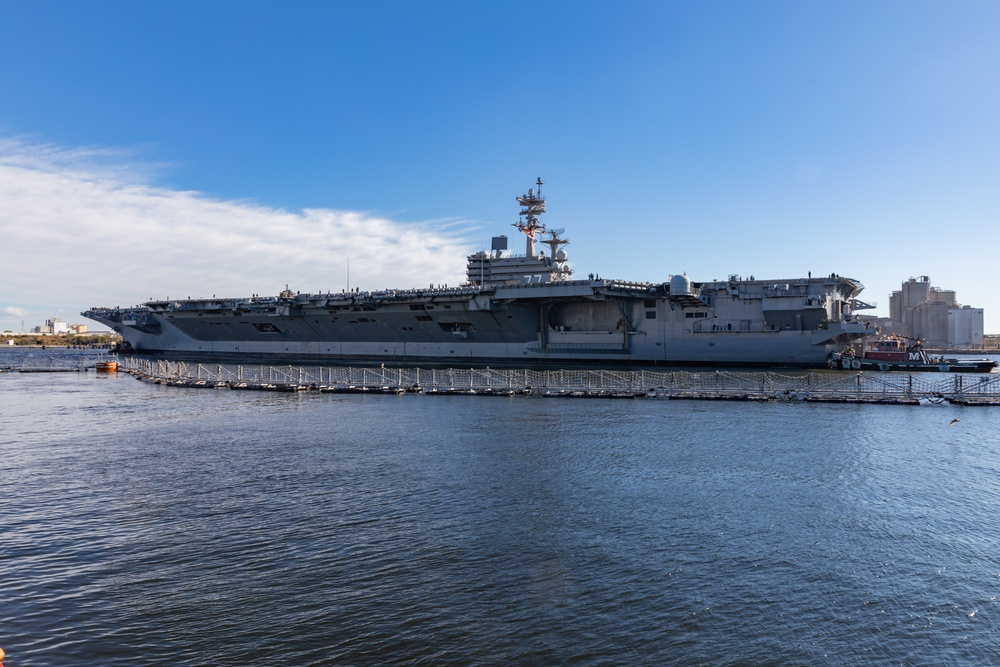 Coordination and Teamwork Key to Delivering USS George H.W. Bush to the Fleet