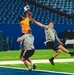 Service members participate in flag football scrimmage hosted by Indianapolis Colts