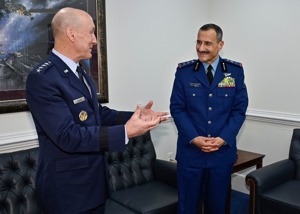 CSAF Allvin meets Saudi Arabia Lt. Gen. Turki bin Bandar bin Abdulaziz