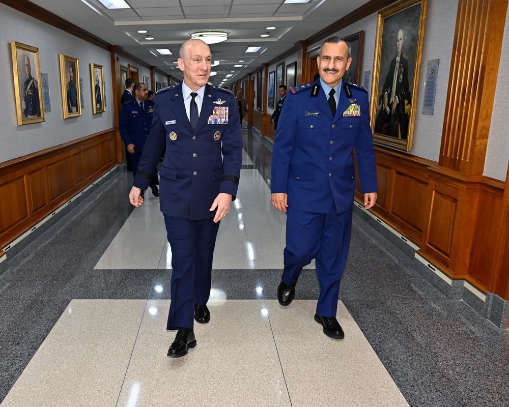 CSAF Allvin meets Saudi Arabia Lt. Gen. Turki bin Bandar bin Abdulaziz