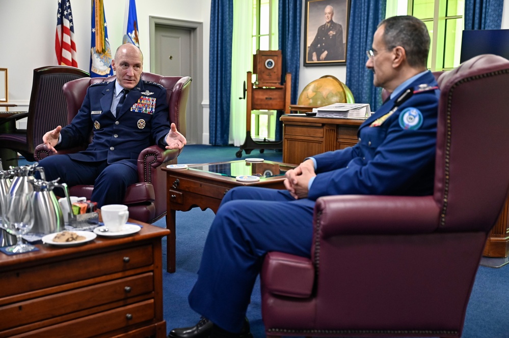 CSAF Allvin meets Saudi Arabia Lt. Gen. Turki bin Bandar bin Abdulaziz