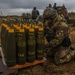 Italian soldiers conduct FH70 live fire exercise as part of the Dynamic Front 25