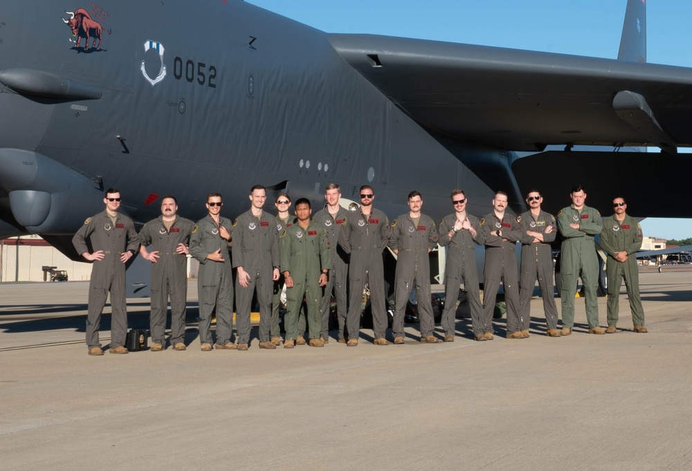 B-52H Stratofortress takes off from Barksdale AFB