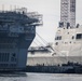 USS Bataan Transits to Dry Dock