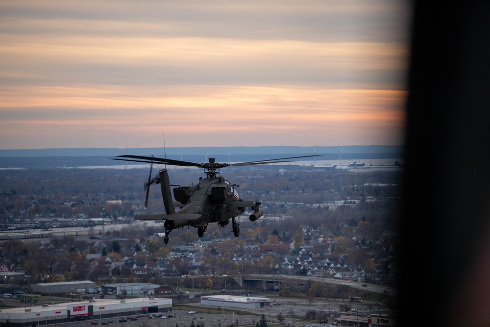 10th Mountain Division (LI) Combat Aviation Brigade participates in NFL Salute to Service