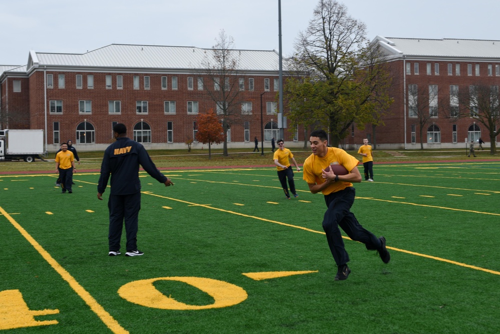 Accession-Level Sailors Play Football