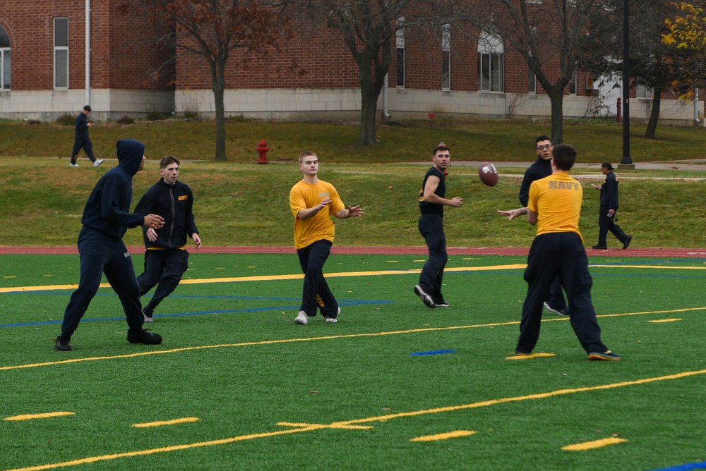 Accession-Level Sailors Play Football