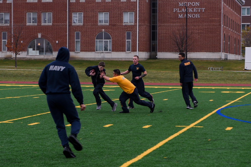 Accession-Level Sailors Play Football