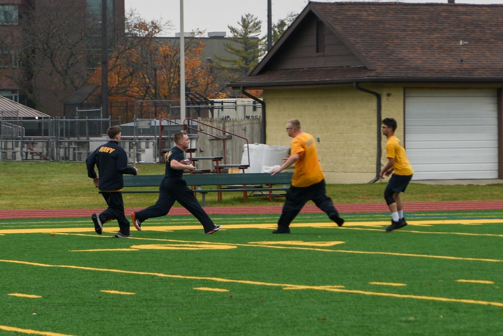 Accession-Level Sailors Play Football