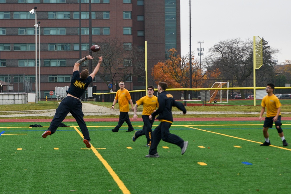 Accession-Level Sailors Play Football