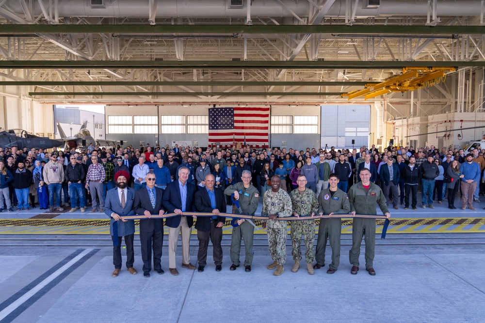 South Airfield Complex ribbon cutting celebrates a touchdown for Navy at China Lake