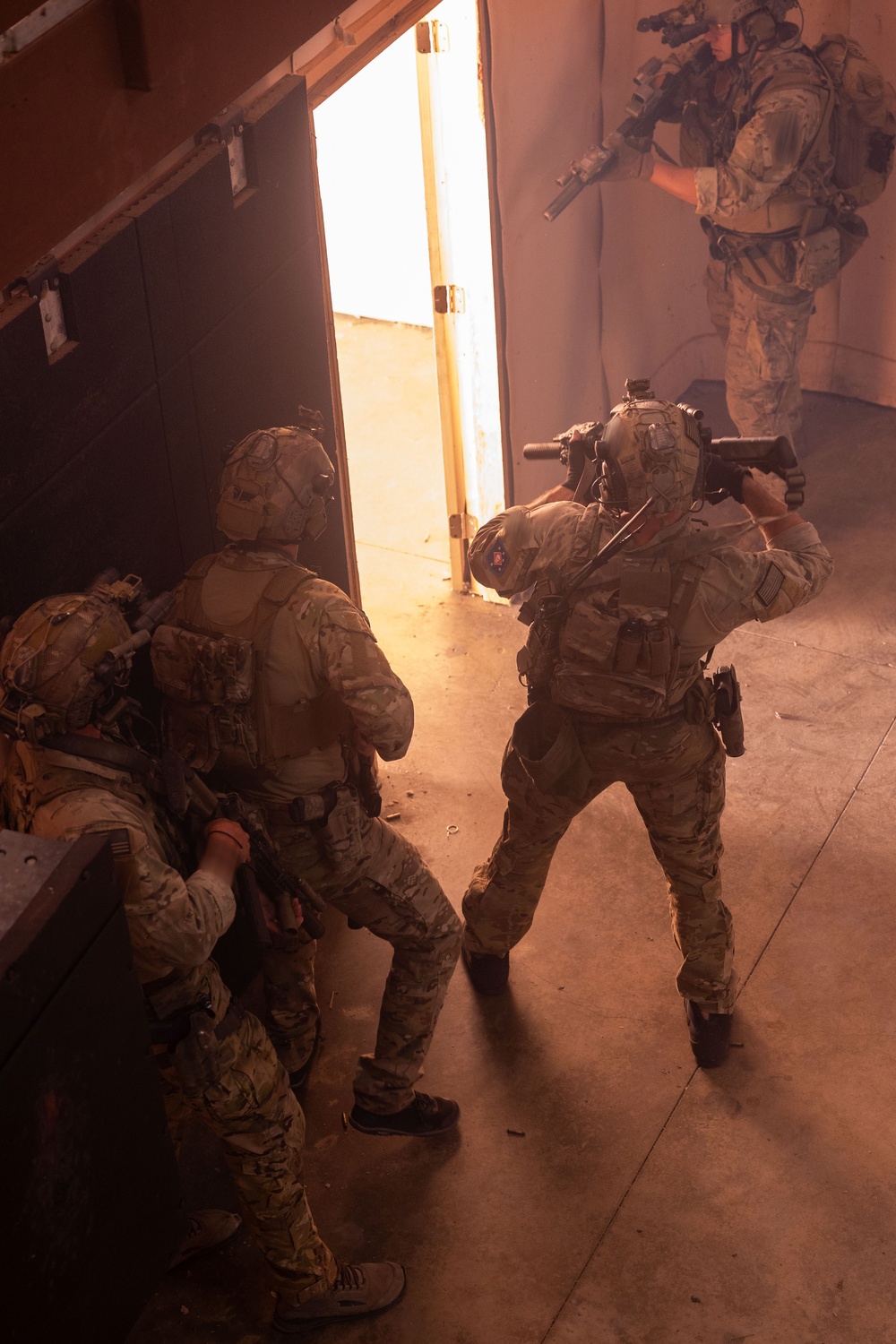 Marine Raiders conduct Live-Fire Shoot House during DA Package