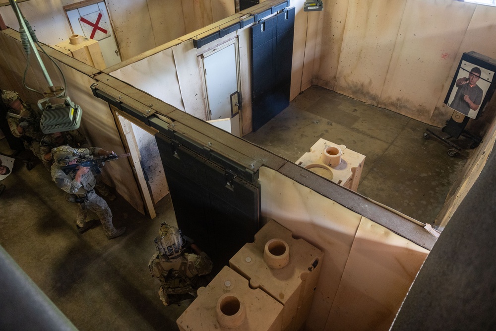 Marine Raiders conduct Live-Fire Shoot House during DA Package