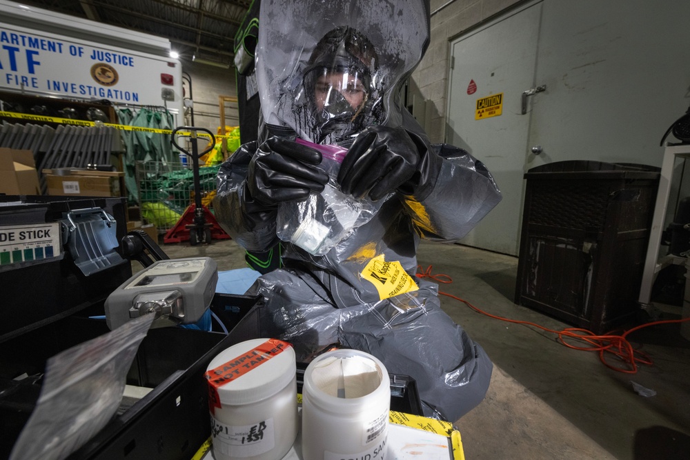 21st WMD-CST trains at Middlesex Fire Academy