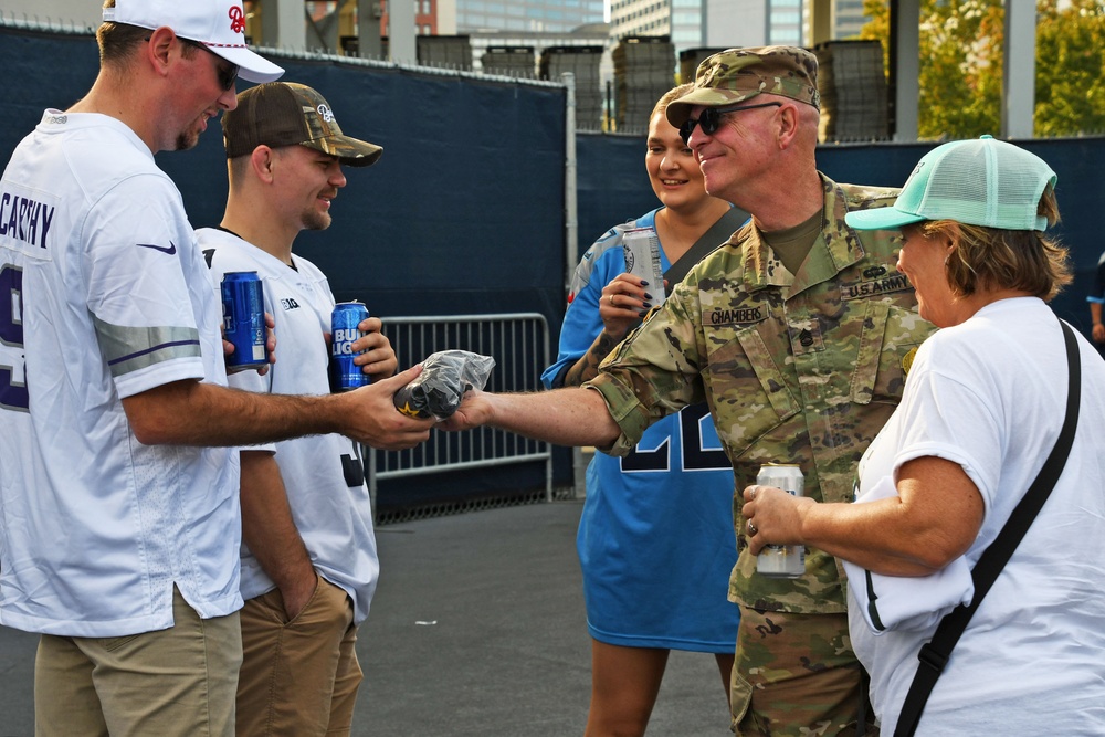 Salute to Service Titans Game