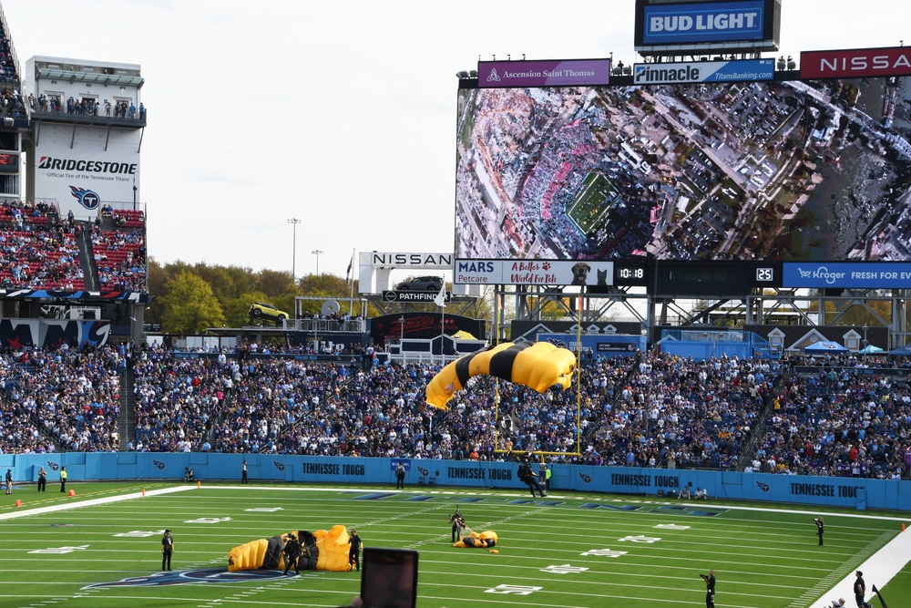 Salute to Service Titans Game