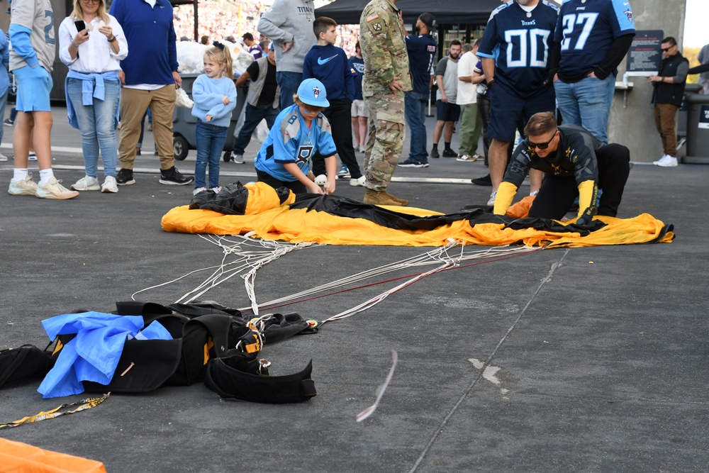 Salute to Service Titans Game