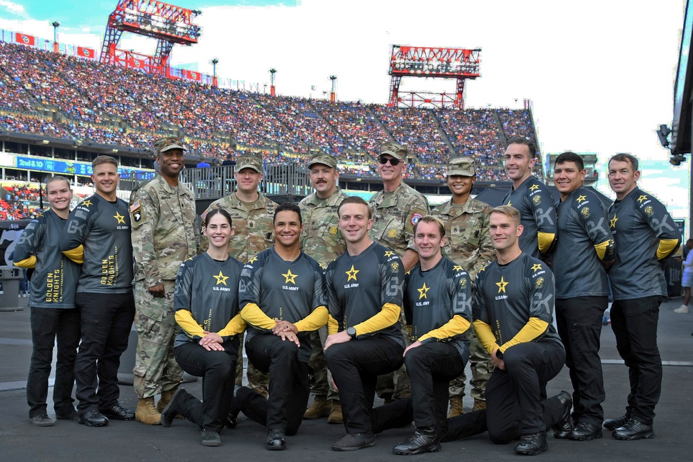 Salute to Service Titans Game