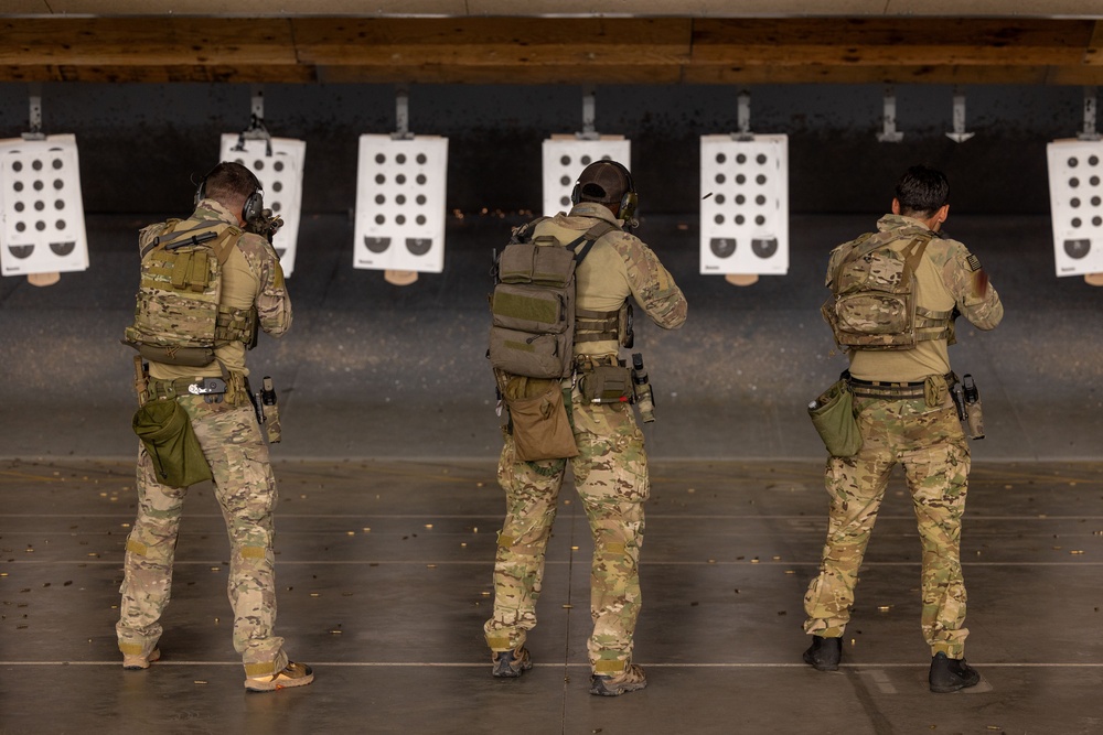 Marine Raiders conduct Pistol, Rifle Range during DA Package