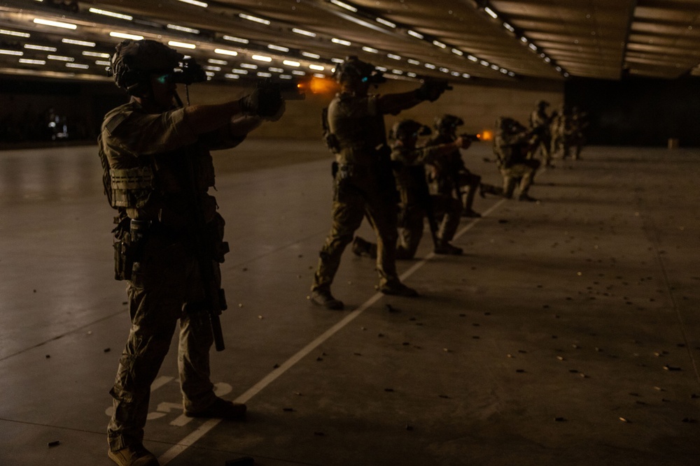 Marine Raiders conduct Pistol, Rifle Range during DA Package