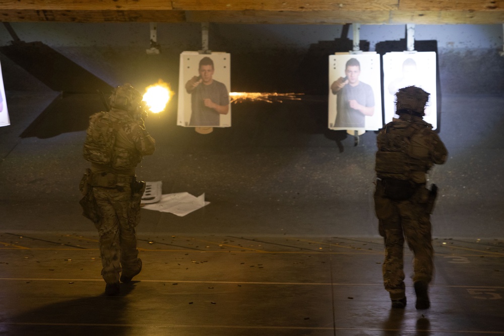 Marine Raiders conduct Pistol, Rifle Range during DA Package