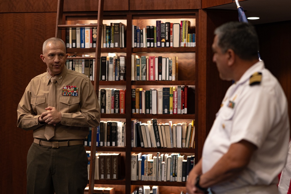 U.S. and Peruvian Marines attend Staff Planner Working Group