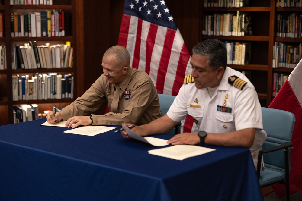 U.S. and Peruvian Marines attend Staff Planner Working Group