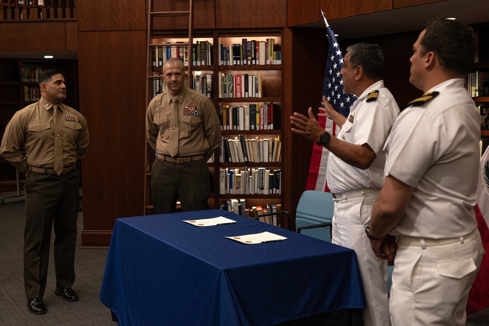 U.S. and Peruvian Marines attend Staff Planner Working Group