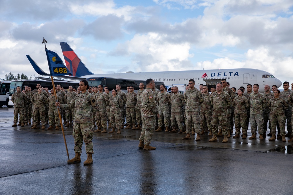 482nd CM CO deploys to the Middel East