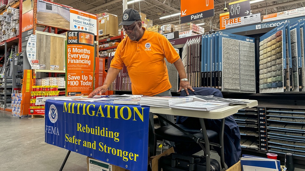 Mitigation Outreach at Valdosta, Georgia Home Depot