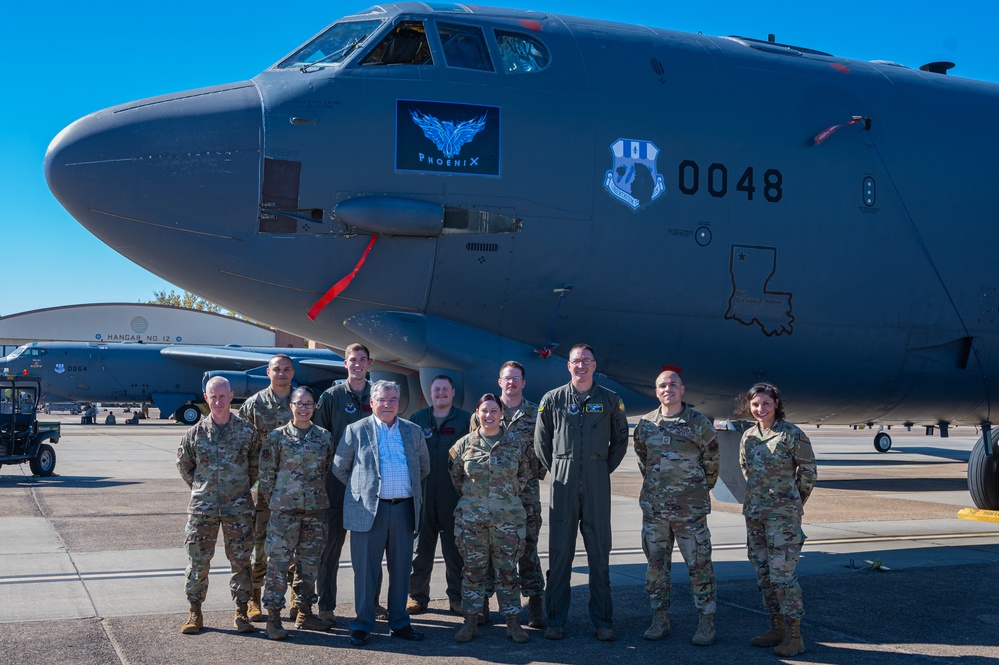 Mr. Robert Goodman visits Barksdale Air Force Base