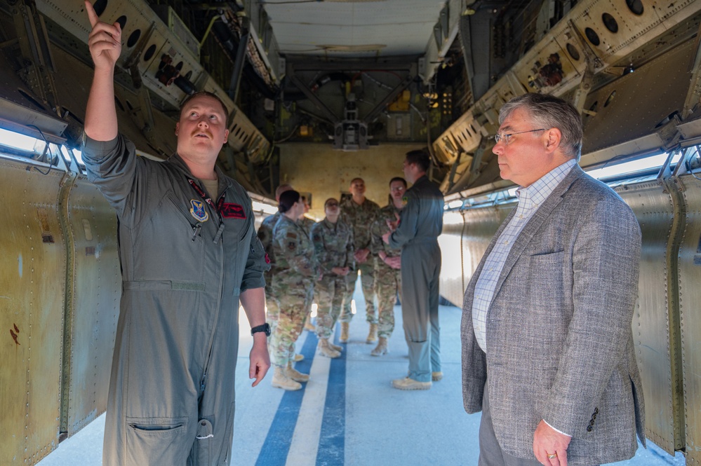 Mr. Robert Goodman visits Barksdale Air Force Base