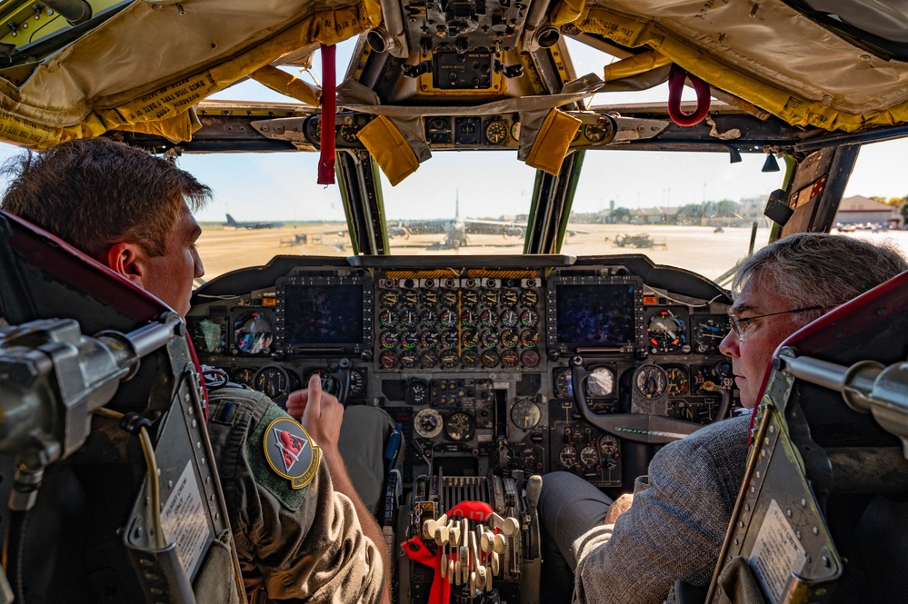 Mr. Robert Goodman visits Barksdale Air Force Base