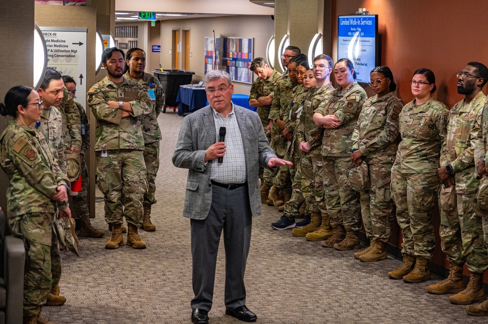 Mr. Robert Goodman visits Barksdale Air Force Base