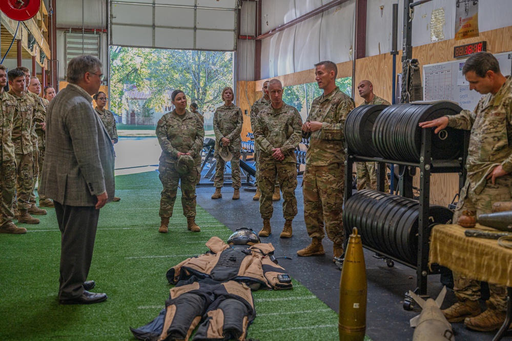 Mr. Robert Goodman visits Barksdale Air Force Base