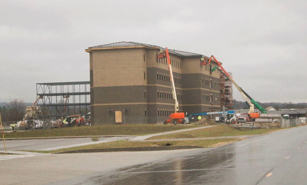 November 2024 construction operations for fiscal year 2022-funded barracks project at Fort McCoy