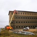 November 2024 construction operations for fiscal year 2022-funded barracks project at Fort McCoy