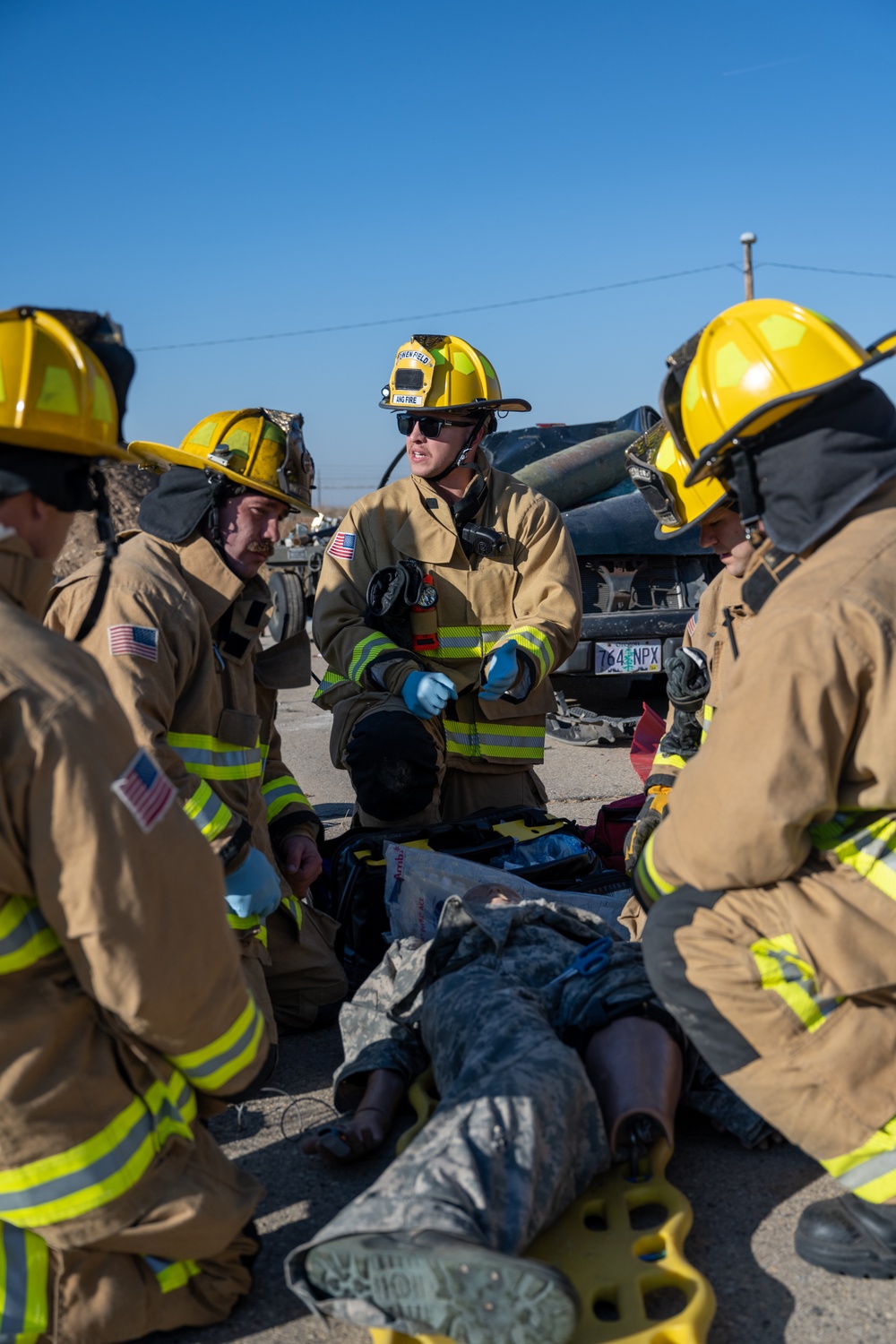 Gowen Fire participates in a MARE