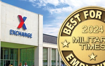 Army &amp; Air Force Exchange Service Earns 11th Consecutive Recognition as ‘Military Times’ Best for Vets Employer Award