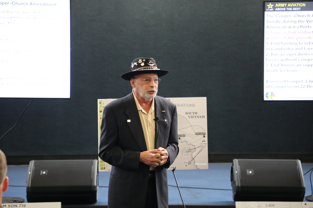 Retired Col. Clyde Romero Speaks at USAACE