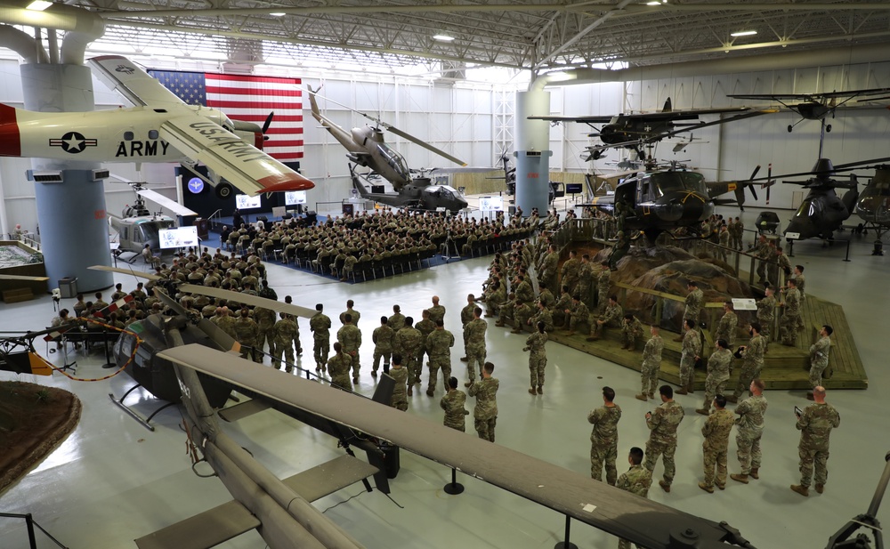 Retired Col. Clyde Romero Speaks at USAACE