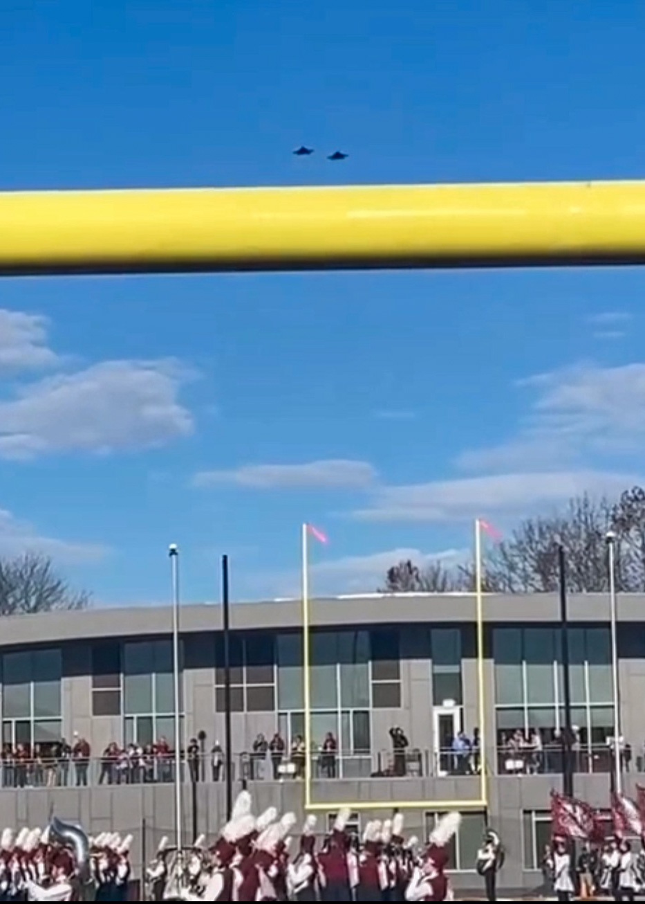 104th Fighter Wing performs flyover for University of Massachusetts football game