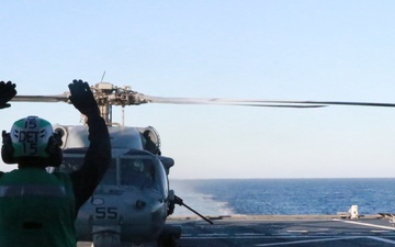 USS Tulsa (LCS 16) Conducts Flight Operations