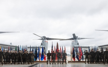 VMM-261 change of command ceremony